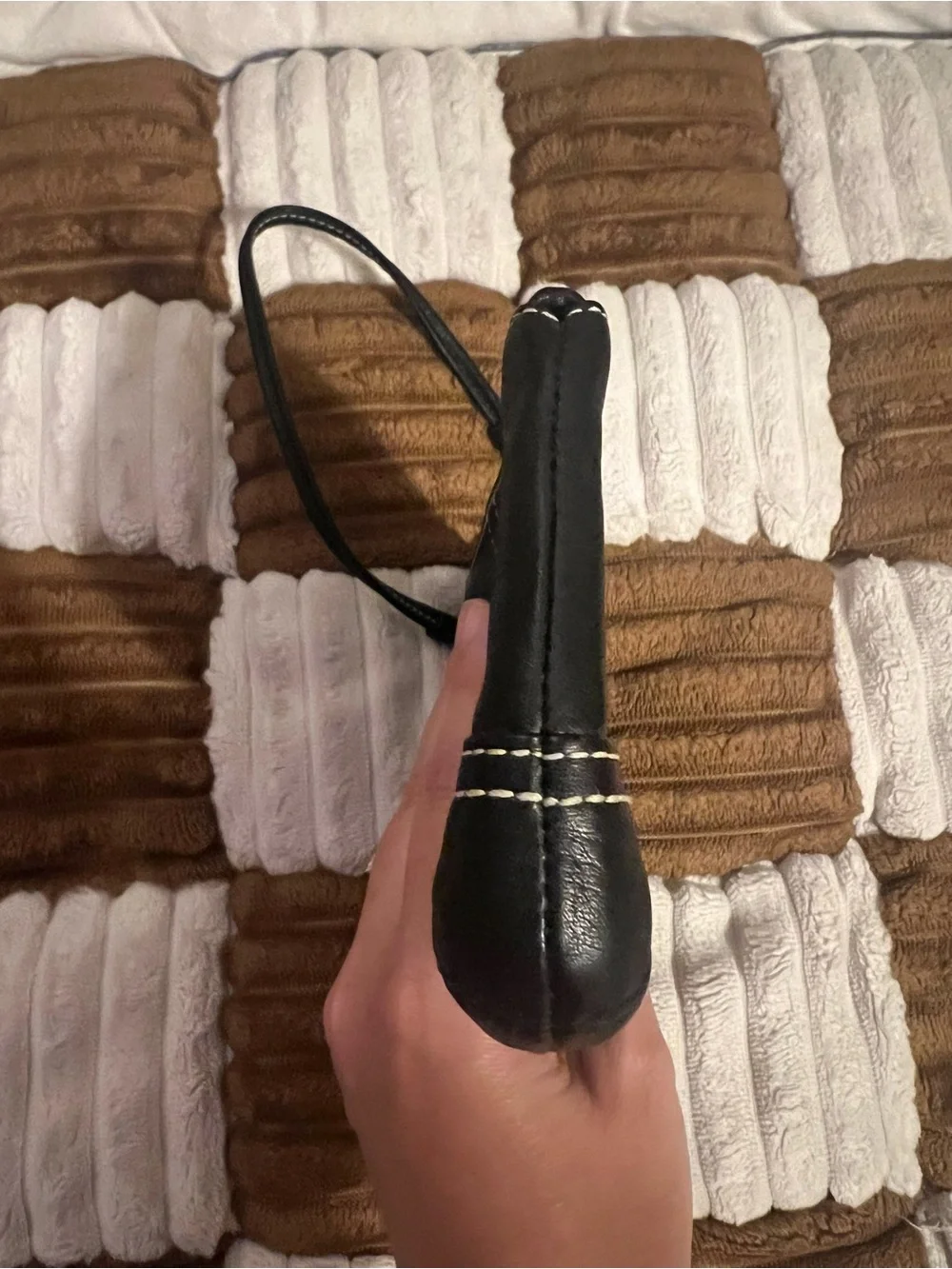 Coach Vintage Soho Black Leather Wristlet EUC!